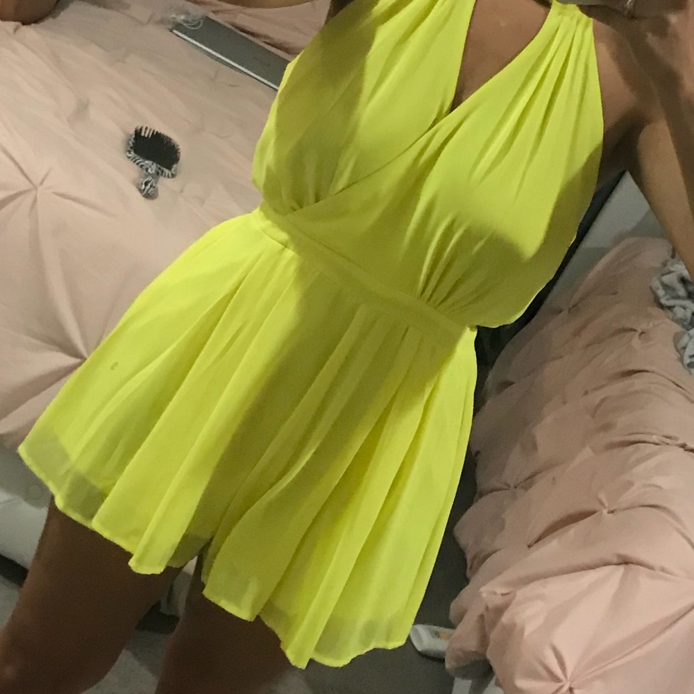 Yellow romper